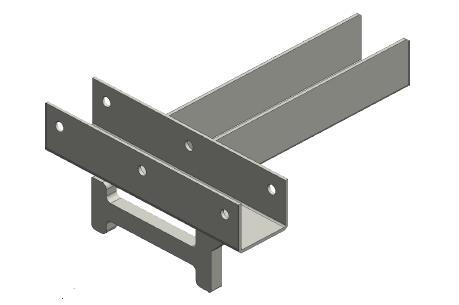 lewa 0,50 Materiał : Stal/Zn : RAL *