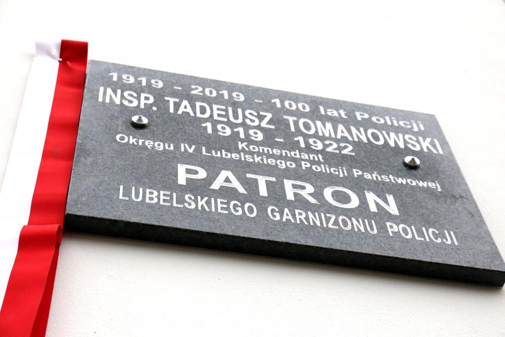Robert Szewc podkreślił, że wybrany na patrona lubelskiego garnizonu Policji insp.