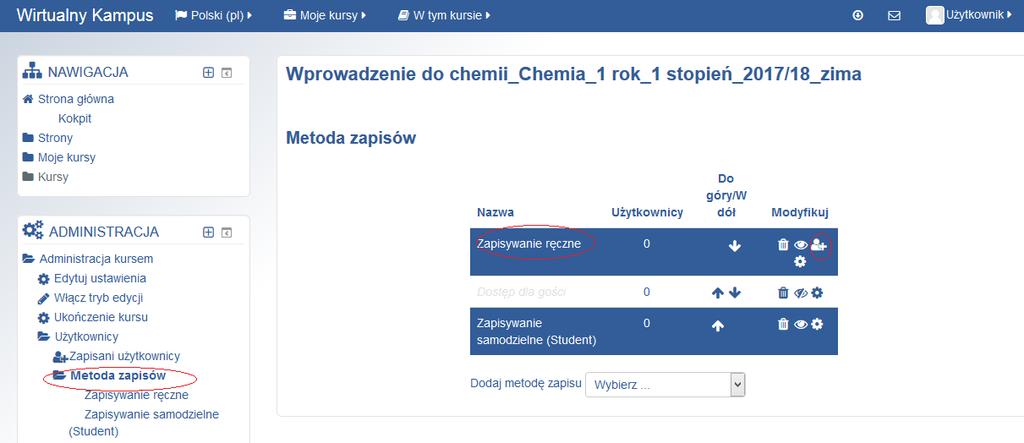 Ponieważ przy odtwarzaniu kopii kursu automatycznie nie zostali do niego przeniesieni żadni jego uczestnicy.