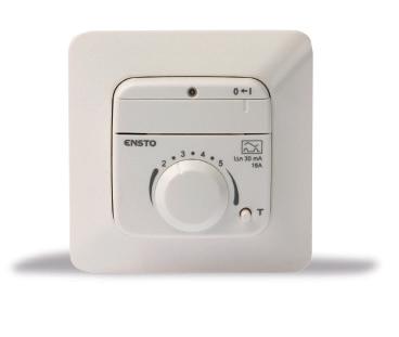 Termostat ogrzewania podłogowego z wyłącznikiem różnicowoprądowym Nowy termostat ogrzewania podłogowego jest zgodny z normą Ecodesign.