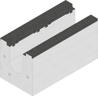 TIEFBAU GALABAU AQUABAU SPORTBAU FASERFIX BIG SLG 00 FASERFIX BIG SLG 00, korytka do klasy F 900 typ 00 488 00 184 40 50 96 Pow. przekroju poprzecz.