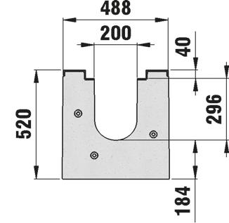 E 600 ruszt żeliwny, szczelinowy SW 170/18, czarny, kl. D 400* ruszt żeliwny, szczelinowy SW 170/18, czarny, z powłoką KTL, kl. D 400* ruszt żeliwny, szczelinowy SW 170/0, czarny, kl.