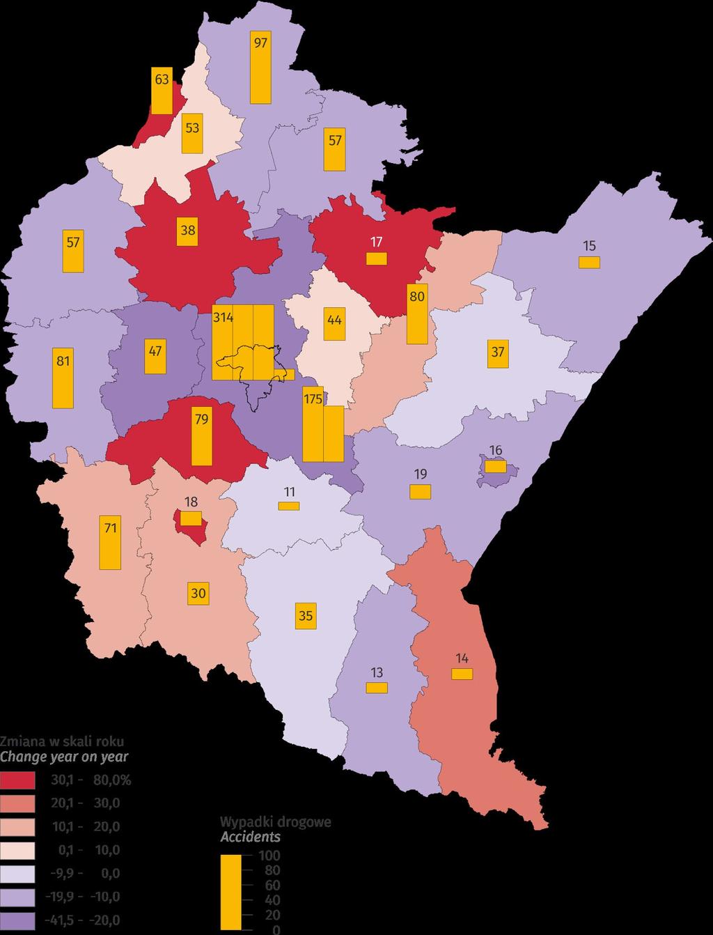 RZESZOW COMPARED TO PODKARPACKIE VOIVODSHIP 1.6. Transport 1.6. Transport Mapa 3. Map 3.