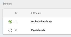 Rysunek 6. Utworzenie nowego pakietu w sekcji Bundles Rysunek 7. Lista obrazów utworzonych za pomocą narzędzia Android Things Console oraz personalizowaną animację startową.