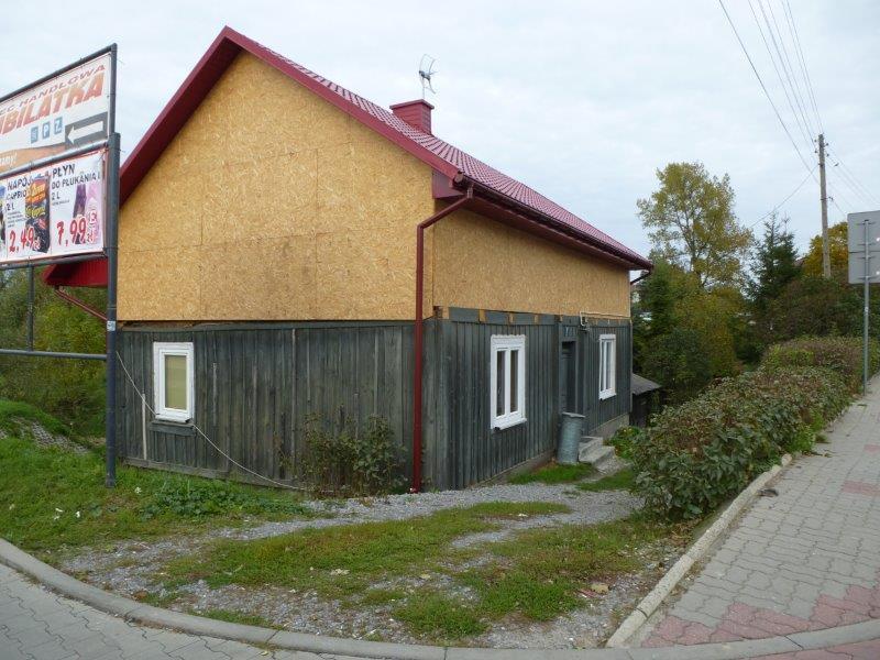 Fotografia 1 Budynki prywatne oraz ZSZ przy ul.