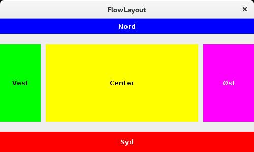 setlayout(new BorderLayout(10, 20)); setbackground(color.lightgray); add(createlabel("north", 0, 30, Color.white, Color.blue), BorderLayout.NORTH); add(createlabel("south", 0, 40, Color.white, Color.red), BorderLayout.