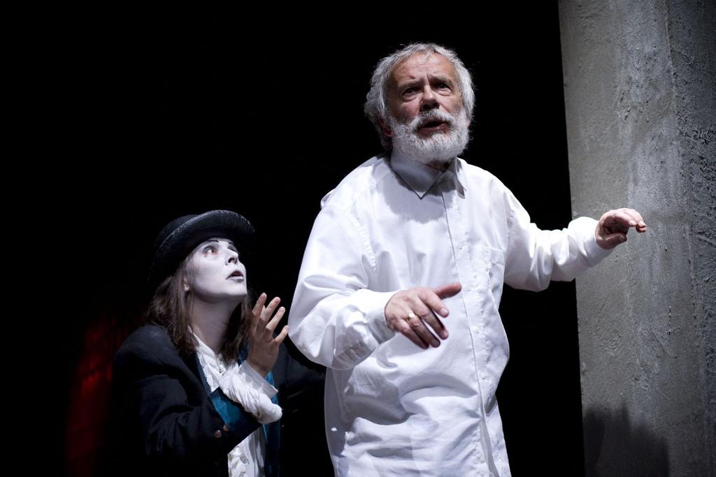KRÓL LEAR William Shakespeare [King Lear] Maria Czykwin, Bogusław Kierc, fot.