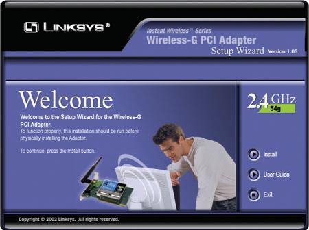 Zawartość zestawu: Karta sieciowa PCI WMP54G CD-Rom instalacyjny z instrukcją obsługi. Instrukcja Szybki start (jęz.
