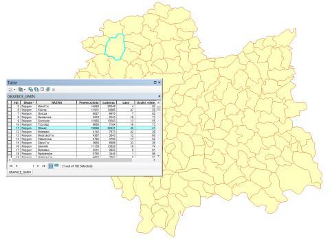System Informacji Przestrzennej vs Procedura