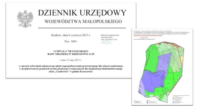 POSZERZENIE EKSPLOATACJI Zmiana miejscowego planu zagospodarowania przestrzennego (15 miesięcy) termin podjęcia uchwały 01.03.2012 r.