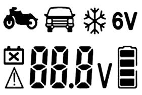 dodatnim Kapocs negatív kábellel Kapocs pozitív kábellel f Slow charging Langsames Laden Pomalé dobíjanie Powolne ładowanie Lassú