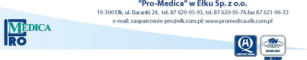 Wszyscy uczestnicy postępowania Znak: P-M/Z/ /12 Data: 29.08.2012 r. Dotyczy: na dostawę, instalację i uruchomienie tomografu komputerowego dla Pro-Medica w Ełku Sp. z o.o. (Znak Postępowania: 3585/2012).