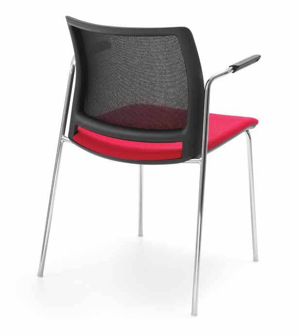 Fendo MESH max 4 PL Fendo Mesh to pełna kolekcja oparć. Występuje w modelach: konferencyjnych, hokerach i ławkach. DE Fendo Mesh ist eine Kollektion von Rückenlehnen.