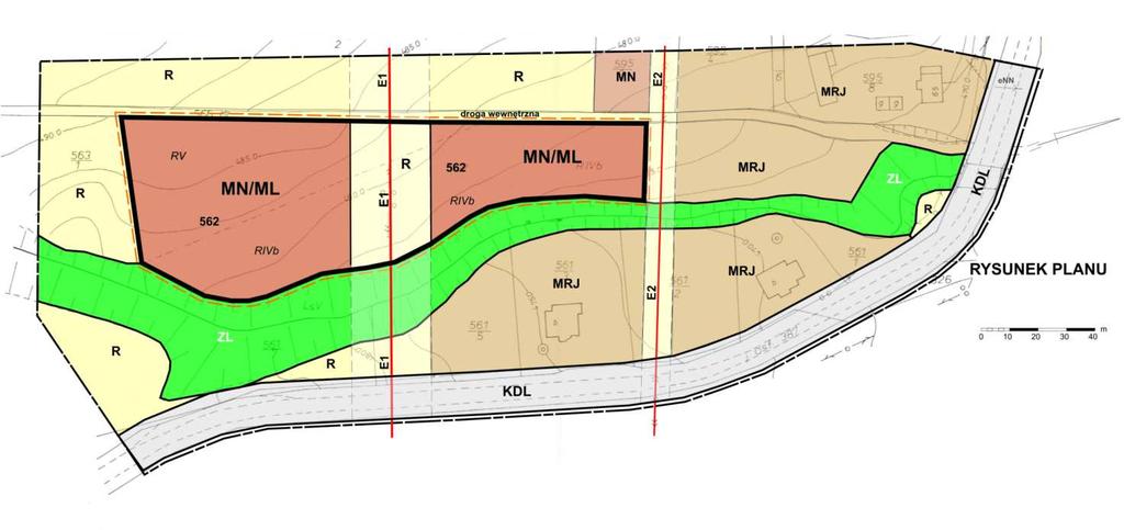 ZMIANA MIEJSCOWEGO PLANU ZAGOSPODAROWANIA PRZESTRZENNEGO GMINY ABOWA Z WY CZENIEM POPRADZKIEGO PARKU KRAJOBRAZOWEGO W MIEJSCOWOŒCI ABOWA Plan Nr 3 czêœæ dzia³ek nr: 562