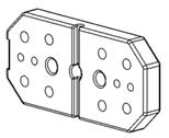 KROK 3 81 27 Amortyzator gumowy ø 63,5 mm 80 Blokujący sworzeń kulisty M12 x 12 mm