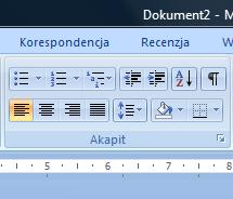 do lewej do prawej do środka Wyjustuj Operacje z tekstem i dokumentem Przenoszenie fragmentu tekstu Aby przenieśd wybrany fragment tekstu, należy: zaznaczyd go, trzymając wciśnięty lewy przycisk