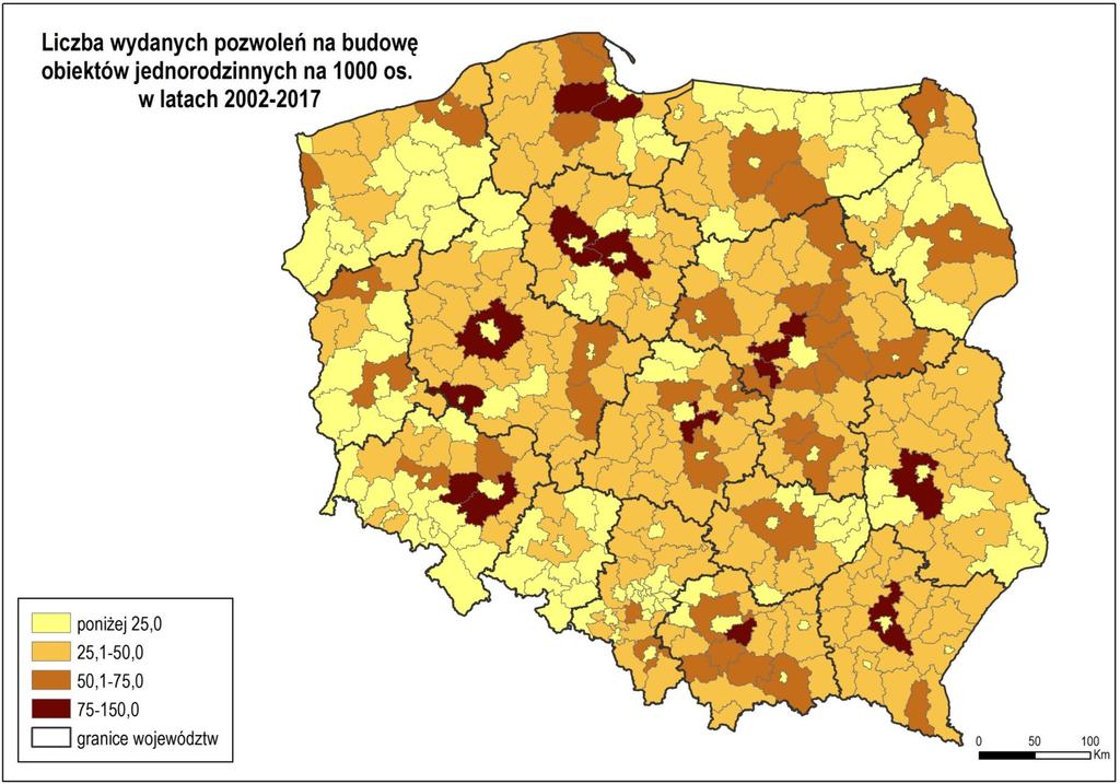 Pozwolenia na budowę (GUS) Dane dostępne tylko na poziomie