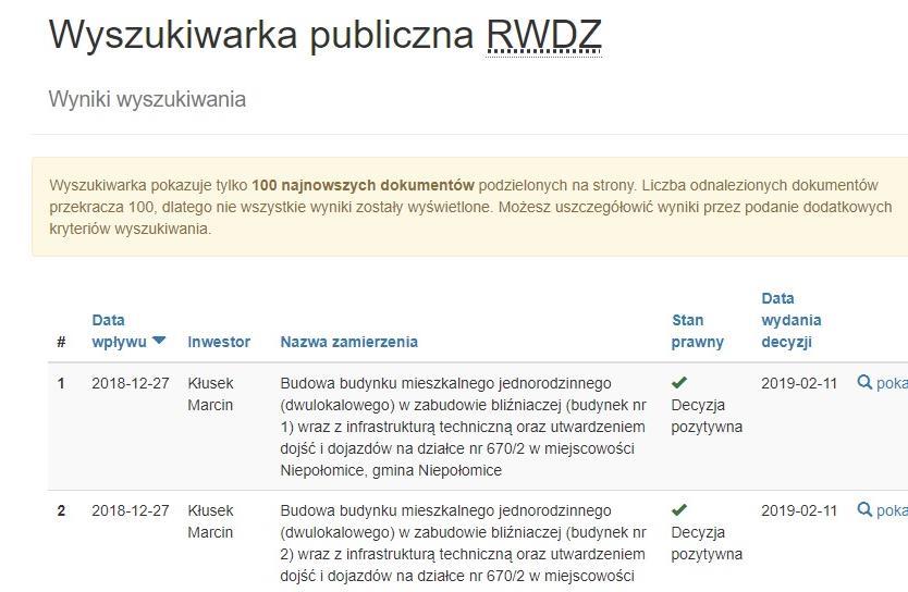 Pozwolenia na budowę (GUNB) MOCNE STRONY: Główny Urząd Nadzoru Budowlanego Dane prezentowane na poziomie miejscowości SŁABE STRONY: Dane dostępne tylko od 2016 roku