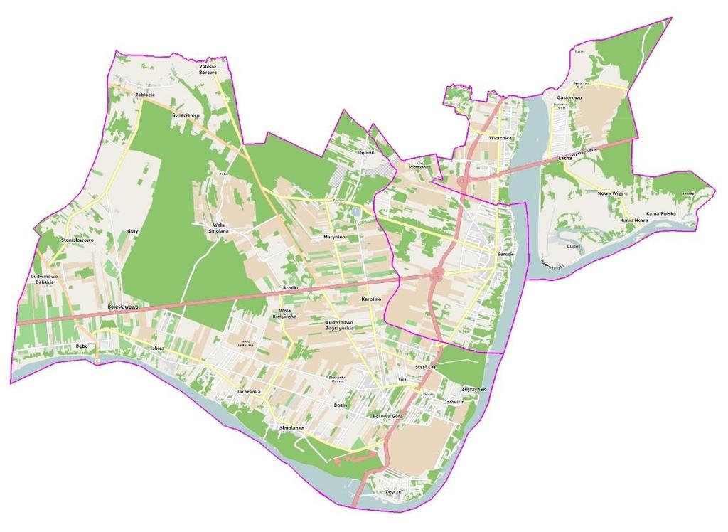 Rysunek 1. Mapa poglądowa źródło: opracowanie własne na podstawie www.geoportal.gov.