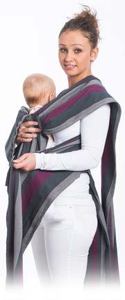 The baby should be held be the panel of the carrier tightly.