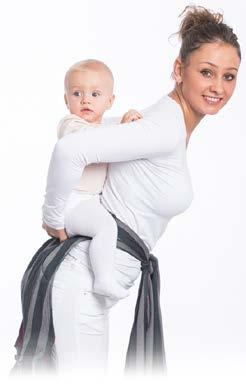 Hold your baby with the free hand.