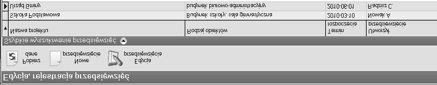 320 4.2. Przygotowanie przedsięwzięcia Kolejny przycisk w module inwestora to przegląd, edycja, rejestracja przedsięwzięć.