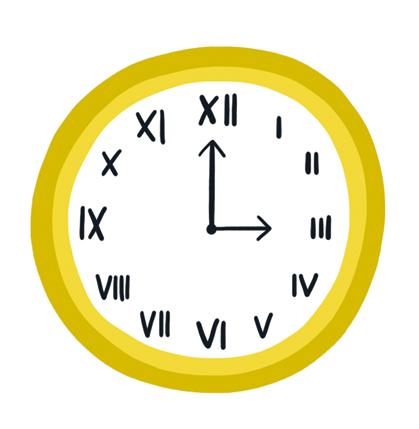 1. Odczytaj godziny pokazane na zegarach. Napisz te godziny różnymi sposobami według wzoru. 5.00 5:00 5 00........................... 2. Odczytaj godziny zapisane pod zegarami.