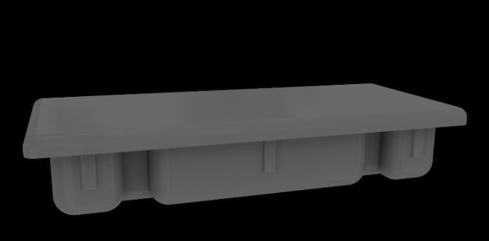 kieszenią aluminiowy 400 środkowy S 400