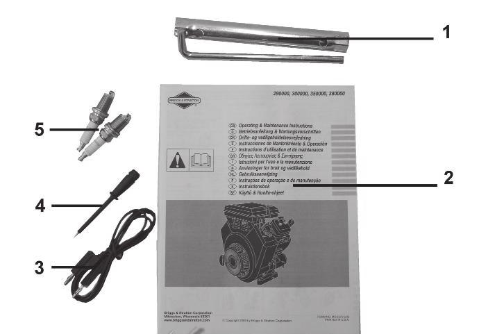 Opis ESE 808-1408 DBG ES Duplex Silent Elementy wyposażenia dodatkowego 3.4 Elementy wyposażenia dodatkowego 3.4.1 Standardowe akcesoria Ilustracja.