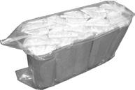 24 84 094) KANAŁ POWIETRZNY PROSTY 600 X 600 MM do wydmuchu, z włókna szklanego (GFB) z wykładziną z wełny mineralnej, z pokryciem