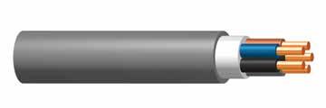 NOPOVIC NHXMH 300/500 V Przewody bezhalogenowe nierozprzestrzeniające płomienia Halogen-free flame retardant cable Norma DIN-VDE 0250-214 Standard Konstrukcja: Construction: 4 3 2 1 1.