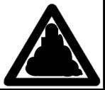 4.1 Symbole dotyczące urządzenia Dbaj o to, aby były czytelne: (nie wszystkie są na urządzeniu) 9 OSTRZEŻENIE! Ten symbol wskazuje na ostrzeżenie lub niebezpieczeństwo.