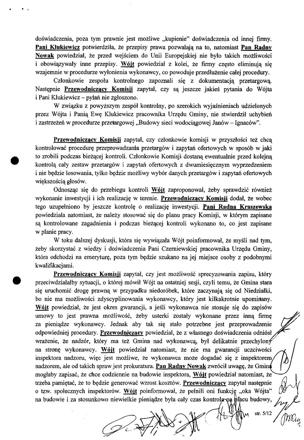 doświadczenia, poza tym prawnie jest możliwe kupienie" doświadczenia od innej firmy.