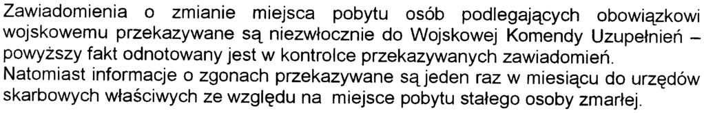 czasowego ponad 3 miesi¹ce" otrzymuje zaœwiadczenie /wolne od op³aty/ stwierdzaj¹ce dope³nienie obowi¹zku wymeldowania siê.