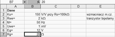 Rozdzia 3. Wzmacniacze 3.1. Wzmacniacz m.cz Rysunek 3.1. Za o enia projektowe Punkt pracy jest tylko jednym z parametrów opisuj cych prac wzmacniacza.