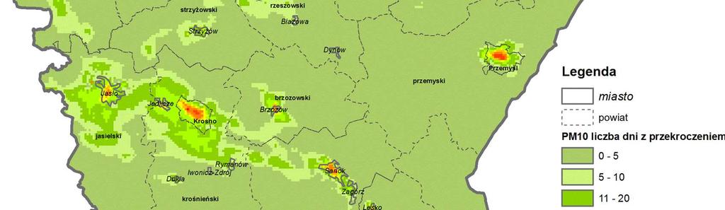 zakresie pyłu PM2.5 (rys. 3.1.4).