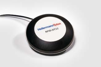 Czytniki RFID Czytnik stacjonarny RFID Czytnik stacjonarny RFID-DT22 służy do szybkiego i skutecznego odczytu i zapisu danych na transponderach RFID o wysokiej częstotliwości (HF 13,56 MHz)