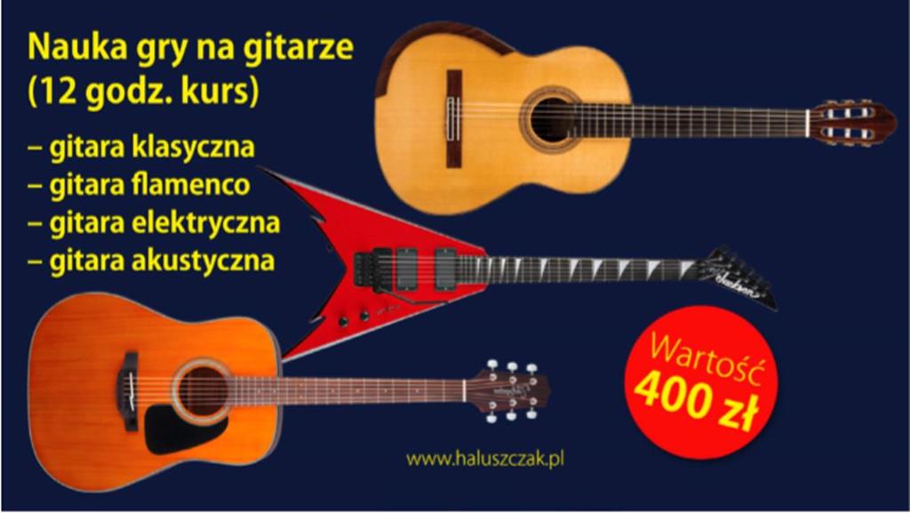 12 godzinny kurs gitarowy u