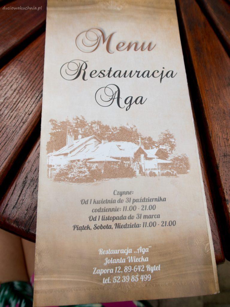 Niepozorna, nieco ukryta restauracja Aga znajduje się w miejscowości Zapora, która dawniej nazywała się Mylof i nazwy