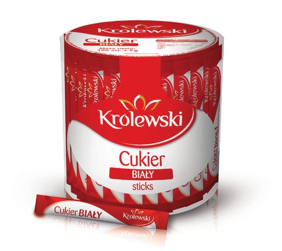 CUKIER BIAŁY STICKS CUKIER KANDYZ