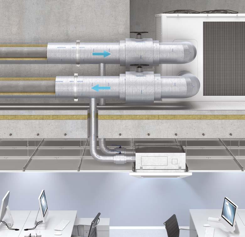 Izolacja instalacji chłodniczych i zimnej wody system TECLIT Wentylacja mechaniczna i klimatyzacja występuje dziś powszechnie we wszystkich typach budynków, również mieszkalnych.