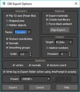 Konwertowanie pliku.3ds do.obj Do projektu został dołączony plik bunny.3ds i bunny.blend, który należy skonwertować do formatu.