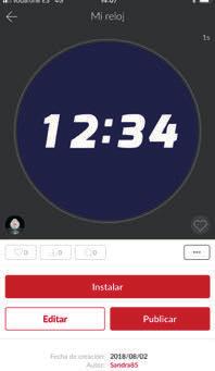 kreacji. 7. Kliknij Install.