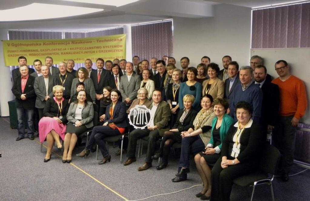 Uczestnicy V Ogólnopolskiej Konferencji Naukowo-Technicznej