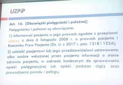 Niedopuszczalne Zgoda na leczenie Uzyskanie informacji o pacjencie Uzyskanie