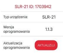 W celu aktualizacji konieczne jest pobranie najnowszego oprogramowania ze strony extalife.