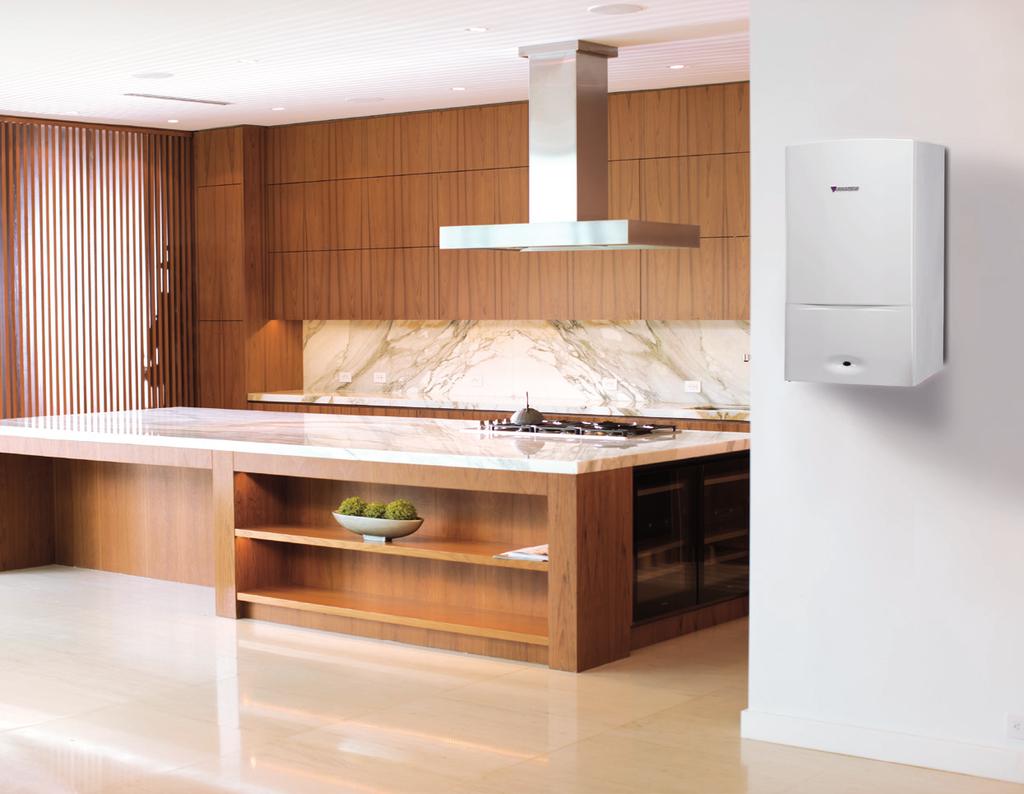 Gazowe kotły kondensacyjne 11 Wysokiej klasy elektronika łatwa obsługa Wbudowany elektroniczny układ regulacji Bosch Heatronic 3 gwarantuje dziecinnie łatwą obsługę urządzenia.