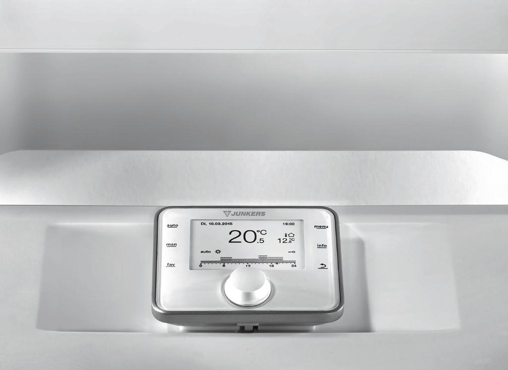 Gazowe kotły kondensacyjne 23 Pojedynczo i jeszcze więcej w zestawach Modułowe wersje stojące Bosch Condens GC9000iWM mają możliwość inteligentnej współpracy z systemami solarnymi w układach