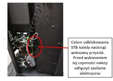 Er04 Zablokowany Gaszenie palnika przy przegrzewie Wykonać czynności z ER01 Er05 Zablokowany Gaszenie palnika przy zbyt wysokiej temperaturze Sprawdzić kalibrację podajnik/wentylator, czystość spalin