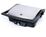 Grille elektryczne Gofrownice i opiekacze grill kontaktowy moc: 1000W obudowa ze stali szlachetnej GK120 płyty o wym.